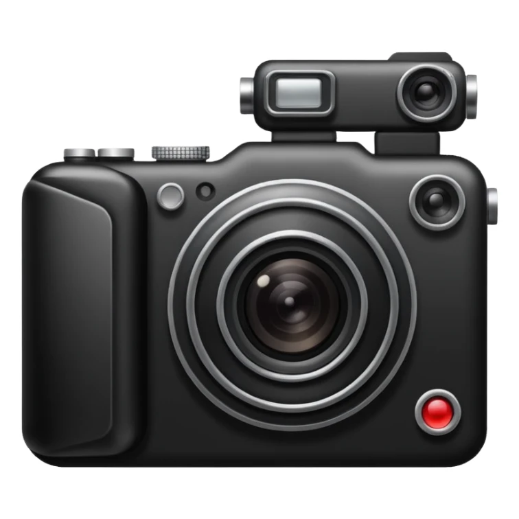 camera pointing to left sticker