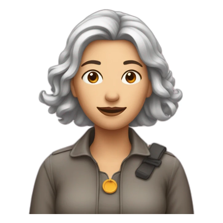 Une femme met sa main en avant avec un mouche en l’air sticker