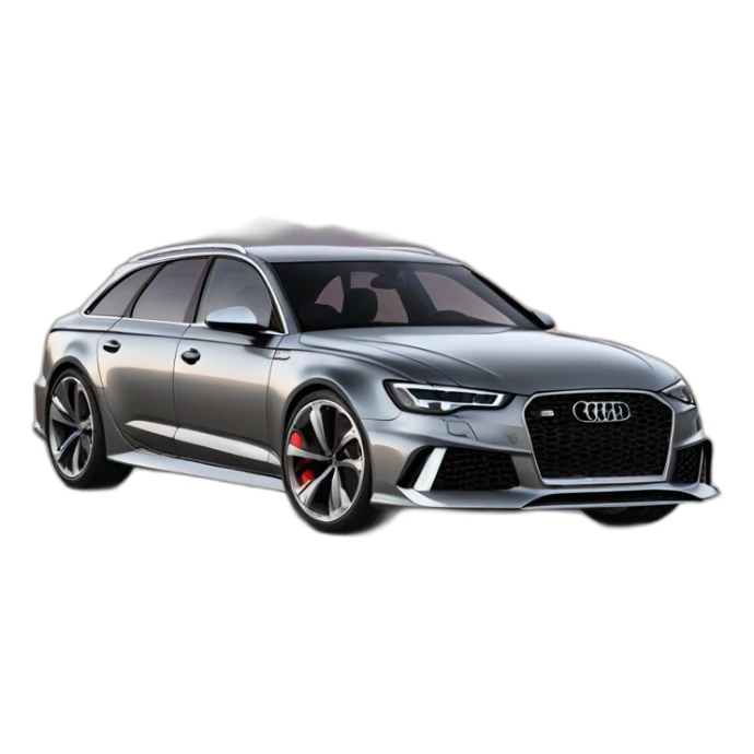 futuristic rs6 audi sticker