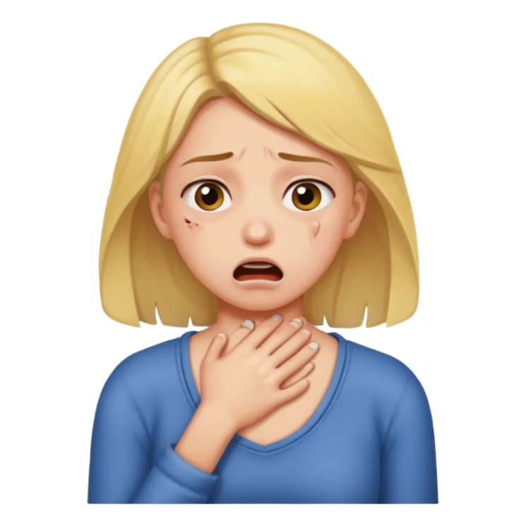 Sexy girl being choked  sticker