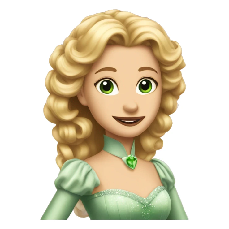 Can you make an emoji of Glinda from wicked  sticker