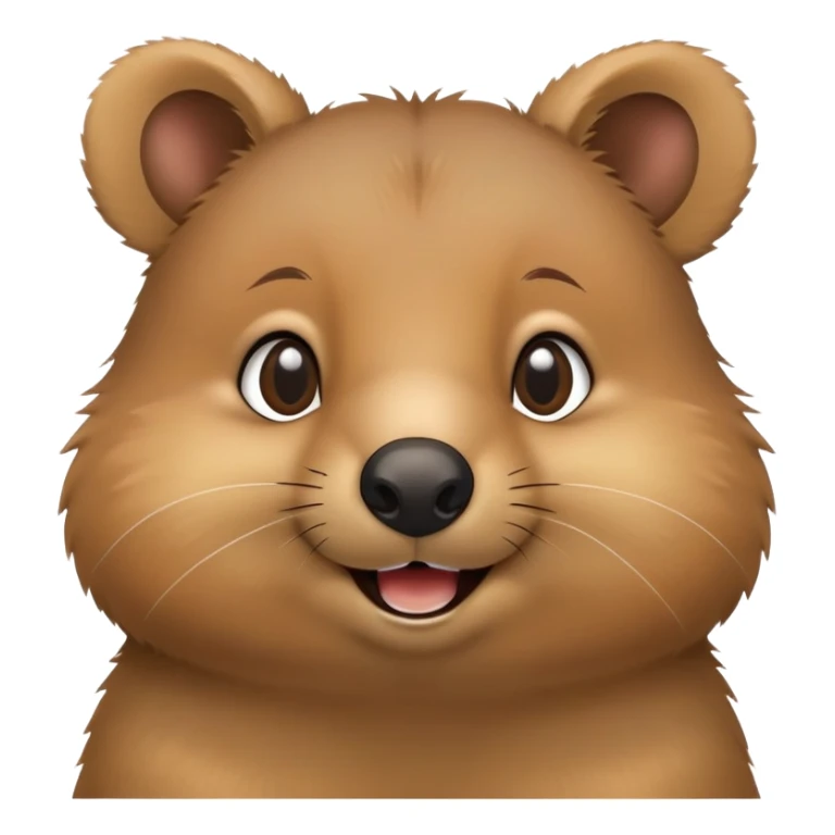 cinematic-quokka-realistic-full-body-standing-emoji,-small-round-frame-balanced-on-tiny-strong-hind-legs,-fluffy-brown-fur-radiating-a-warm-softness,-big-round-eyes-filled-with-joy-and-innocence,-tiny-clawed-paws-held-close-to-chest,-cheerful-smile-exuding-endearing-happiness,-simplified-yet-realistic-focused-features,-highly-detailed,-glowing-with-a-sunny-warmth
cinematic-cute-smiling-quokka-portrait-emoji,-head-tilted-playfully-and-inquisitively,-featuring-a-fluffy,-round-face-with-a-naturally-cheerful-grin-and-bright,-sparkling-eyes-full-of-playful-curiosity,-simplified-yet-irresistibly-adorable- copy sticker