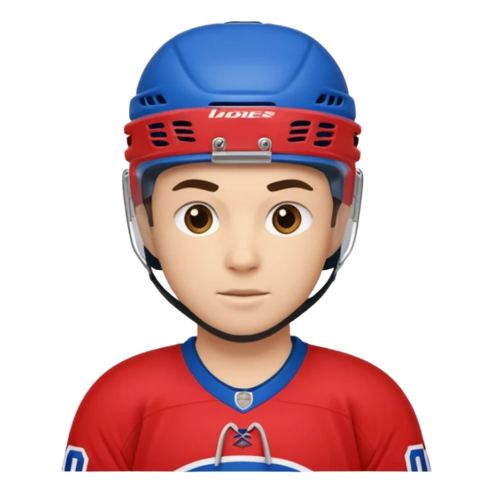 ice hockey player (#00A3E0) and red (#F9423A) sticker