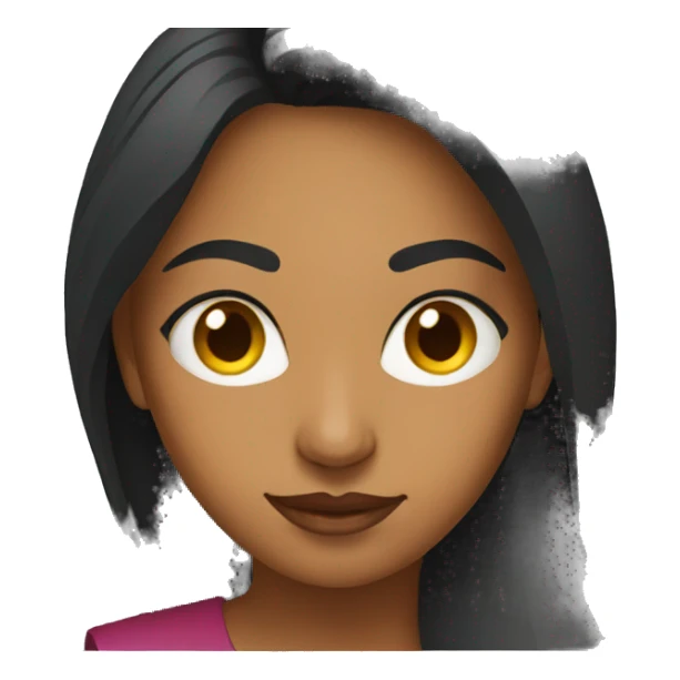 indian women focused on laptop sticker