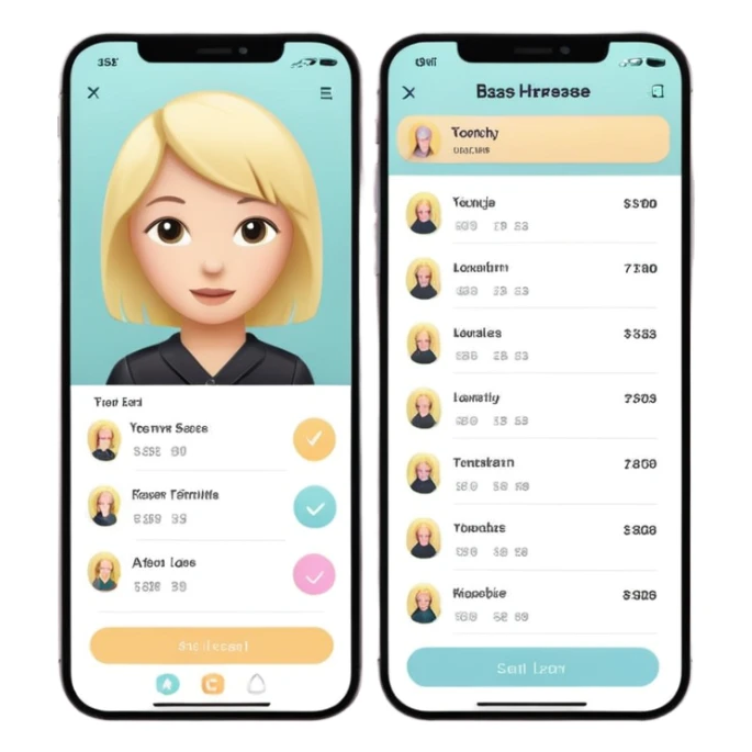 online booking for hairdresser sticker