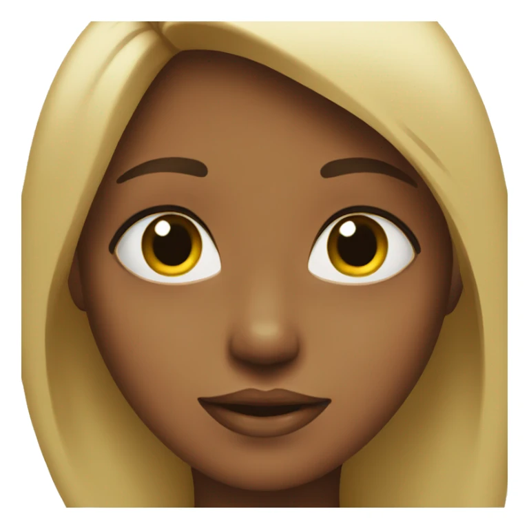 girl with heart eyes sticker