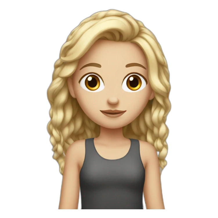 South African white girl sticker