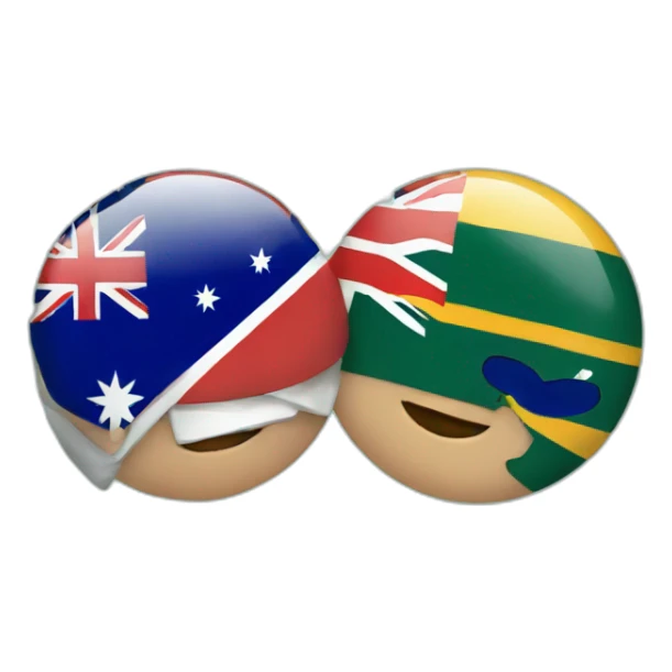 Australia and South Africa sticker