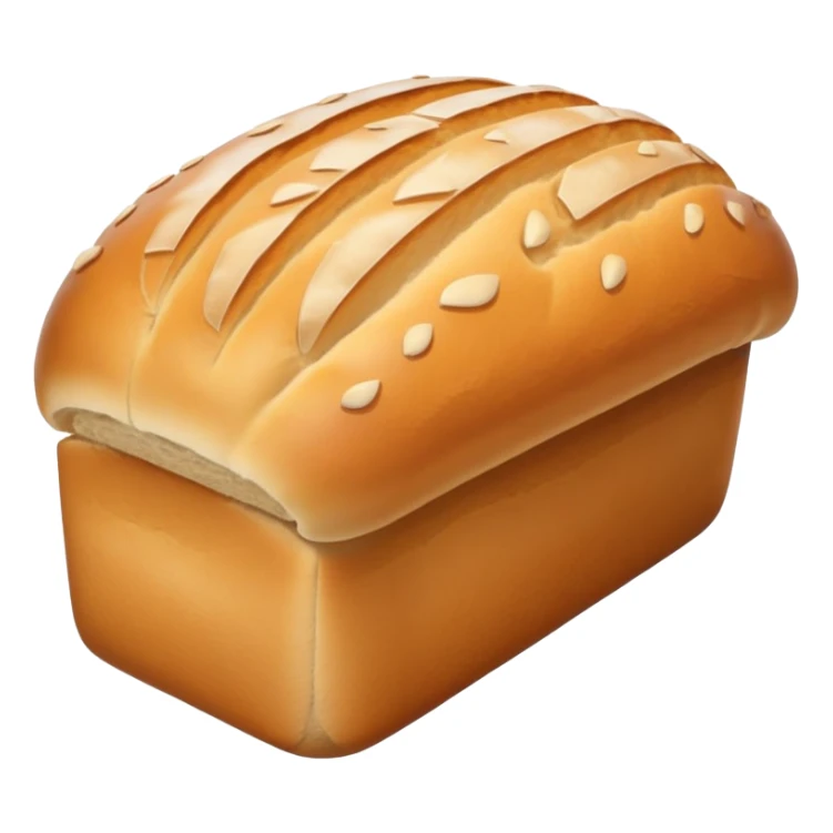 freshly baked loaf of bread with steam rising sticker