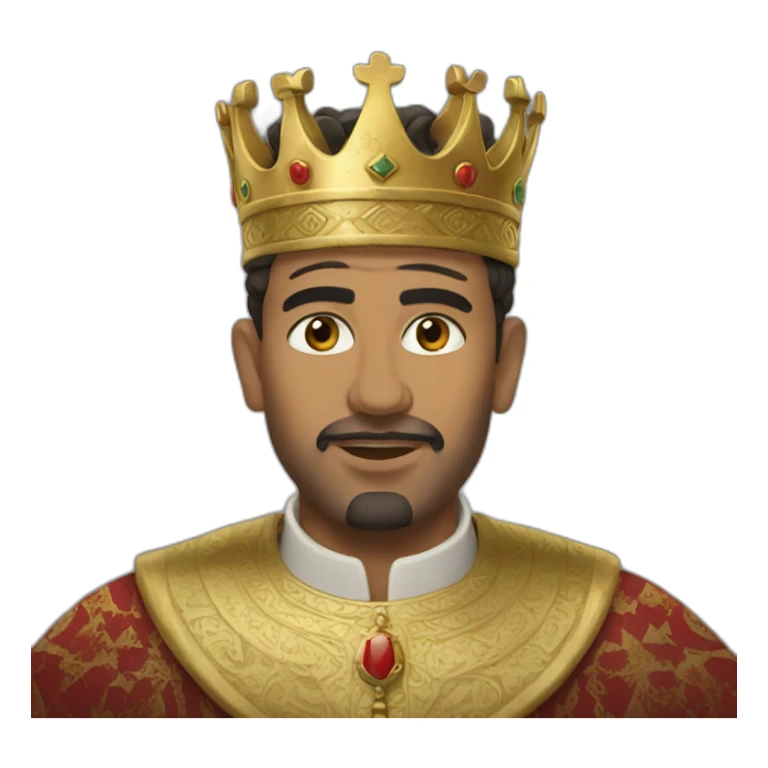 King of Morocco  sticker