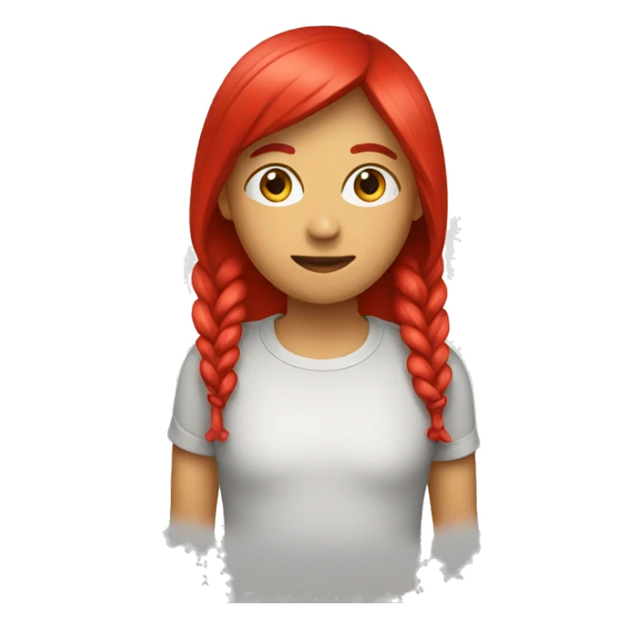 A red clothing sticker