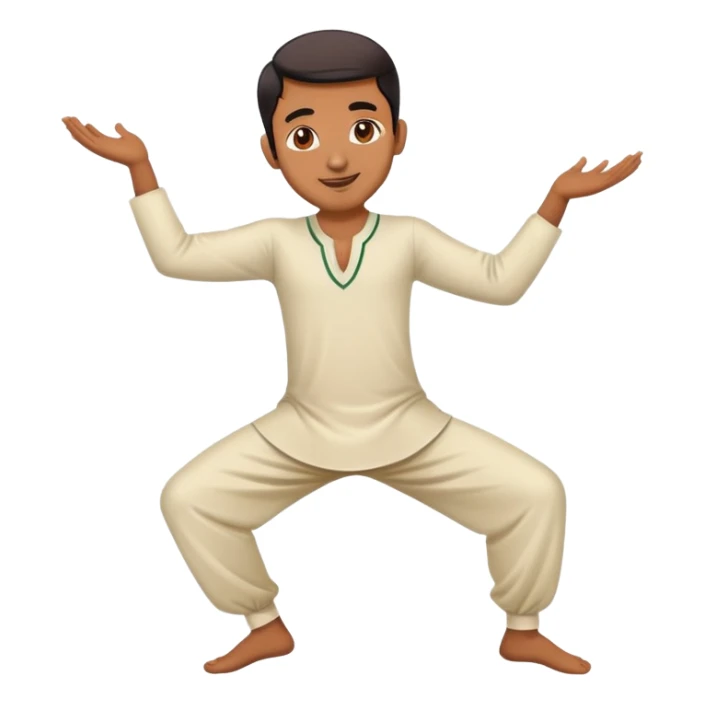 a bangladeshi man capable of dancing sticker