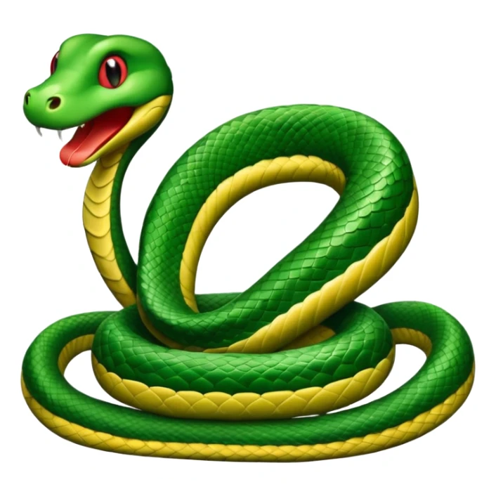 🐍+❤️  merge one emoji and smile snake sticker