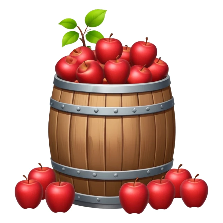 iPod in a barrel full of apples sticker