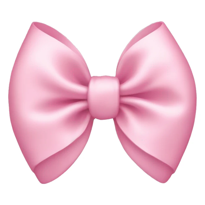 light pink bow sticker