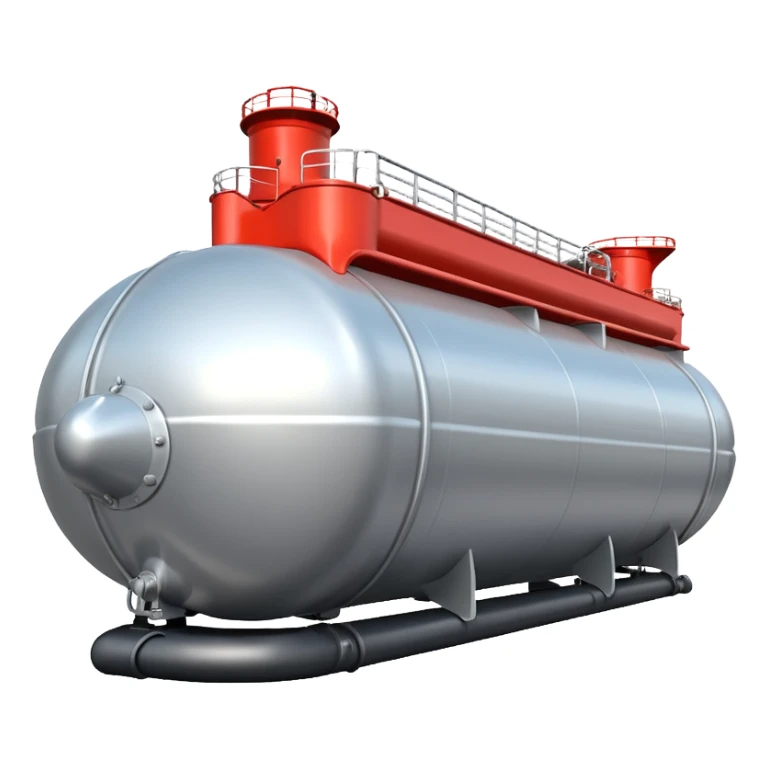 create an ultra realistic American modern liquefied gas tanker sticker