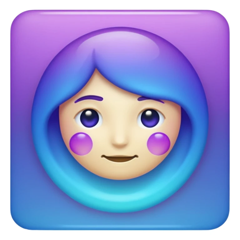 An emoji for mental wellness, calming, mystical for Reclaim sticker