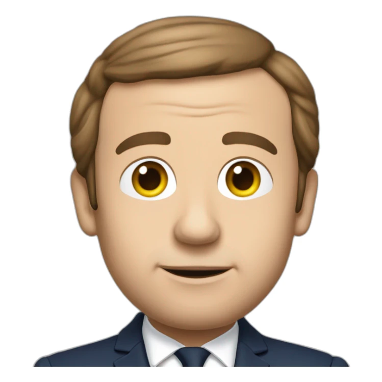 Macron qui écrase la france sticker