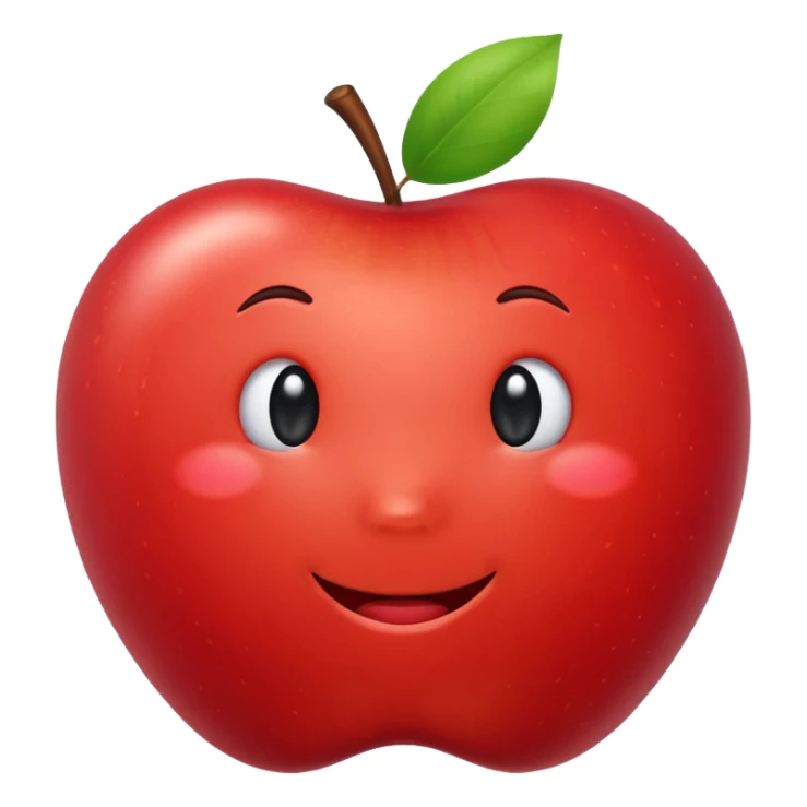 Apple new white emoji sticker