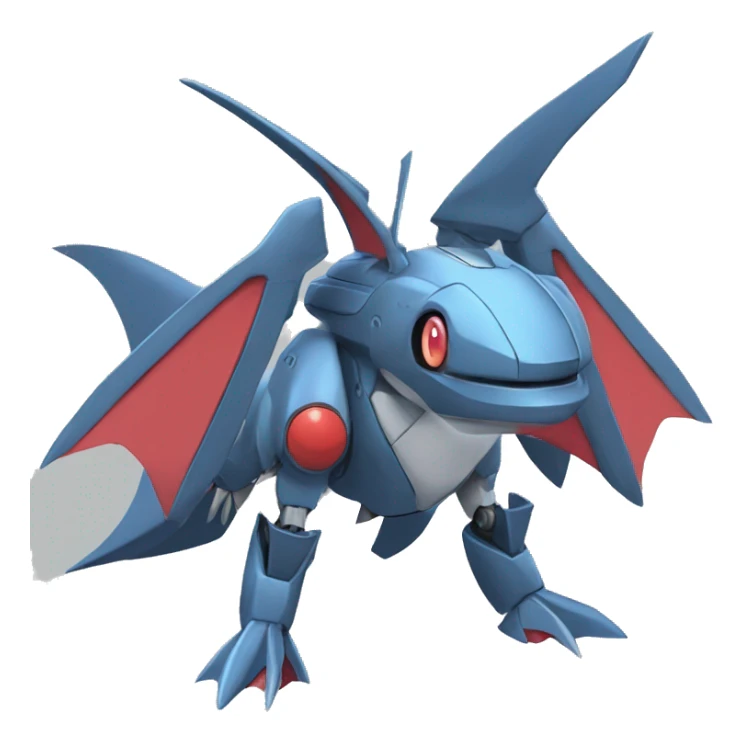 Sharpedo-Gabite-Salamence-Medabot-Mecha full body sticker