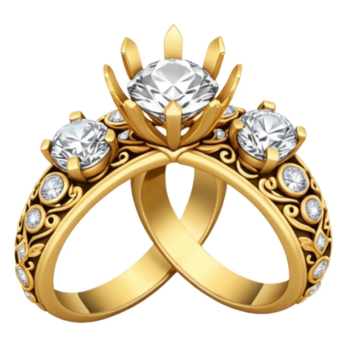 indian engagement ceremony - only show rings sticker
