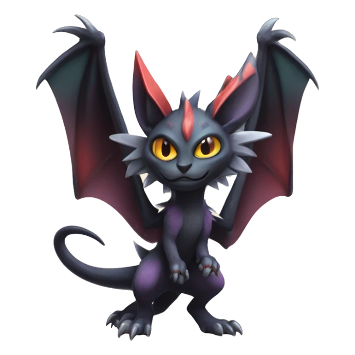  Kawaii Edgy Cool Beautiful Noivern-Nargacuga-Litten full body sticker