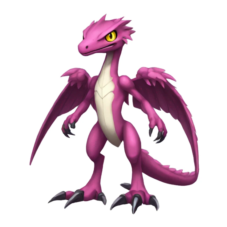  Cool Edgy Digimon-Fakemon-Raptor-Genesect-Reptile full body sticker