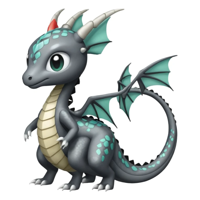 Meloetta-Gible-Pokémon-Fakémon-fusion-hybrid-creature sticker