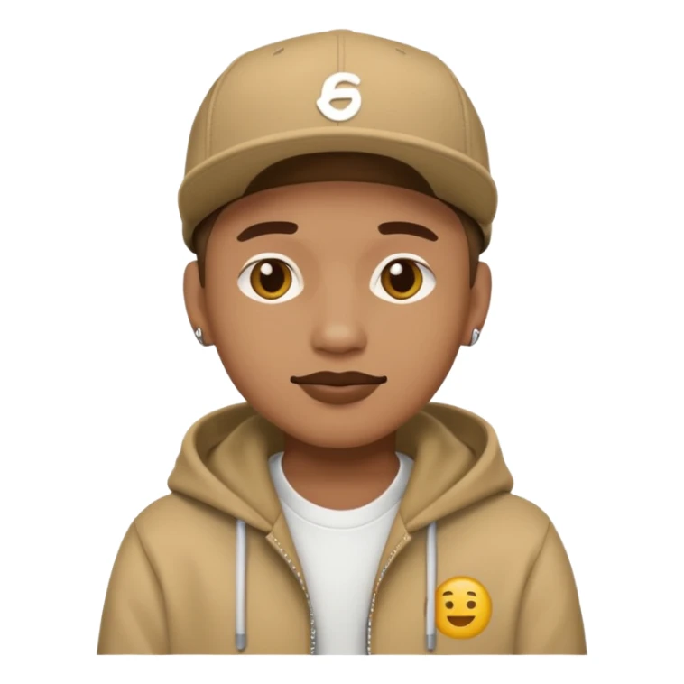 Emoji hip hop one person sticker