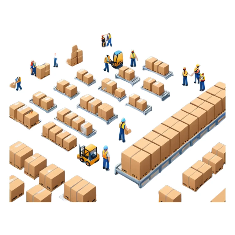 Distribution centre sticker