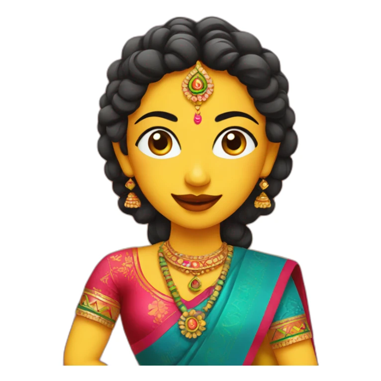 Navratri gujarati festival sticker