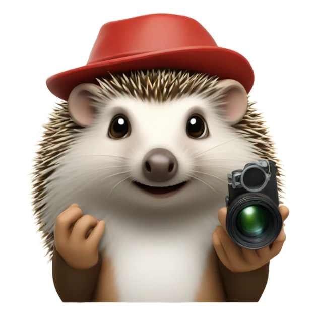 hedgehog the movie director with camera sticker