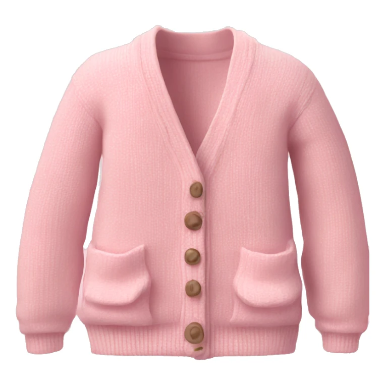 baby pink cardigan sticker
