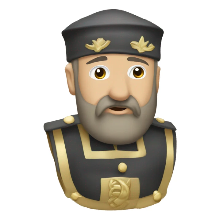 un berbec regal cu doar capul c coroana si cu un nume de desupt EgalRO sticker