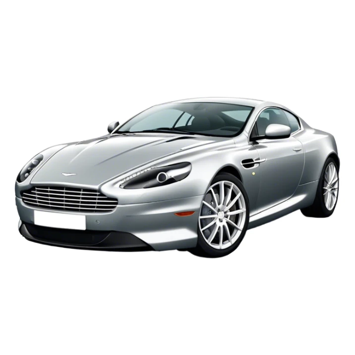 Aston Martin DB9 - Aston Martin (Model Year: 2016) (Iconic colour: Silver) sticker