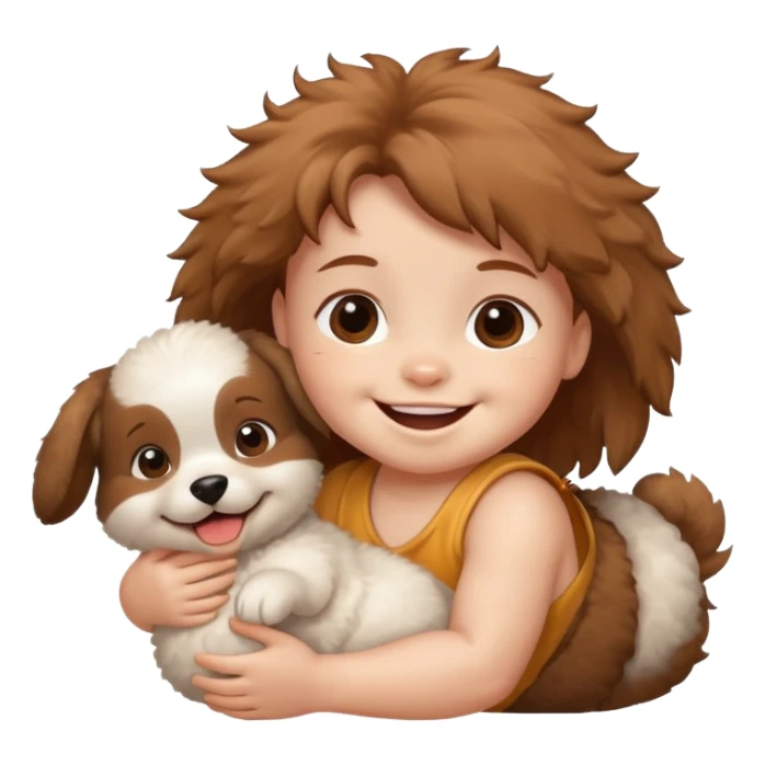 Best friends dog and baby sticker