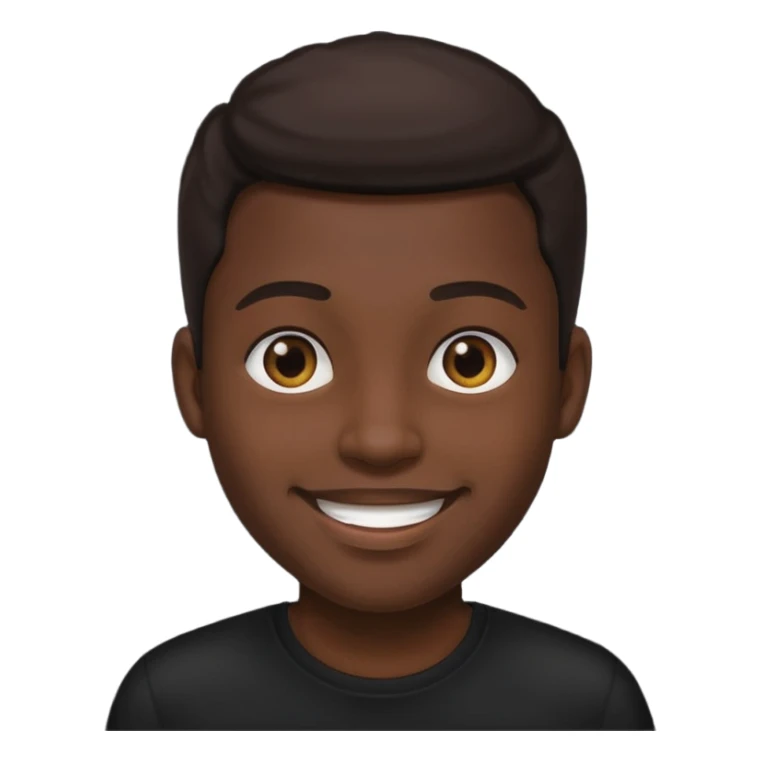 ⁶🤷🏾‍♂️⁷ change color of the shirt to black  sticker