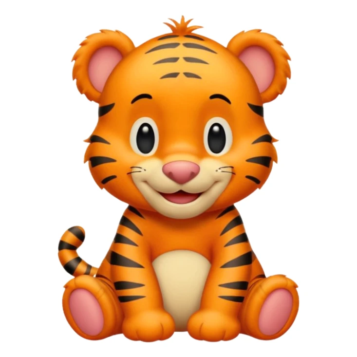 Tigger from the animated series Winnie the Pooh and Tigger Too sticker