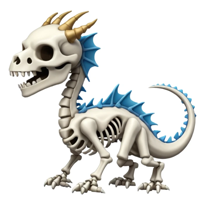 Emote de Dragones esqueleto de Clash royale sticker
