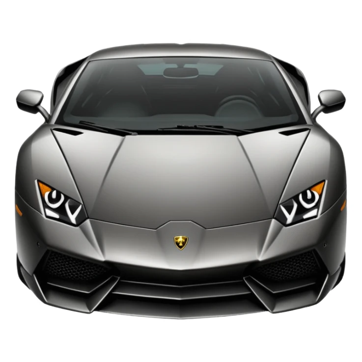 an emoji of a lamborghini sticker