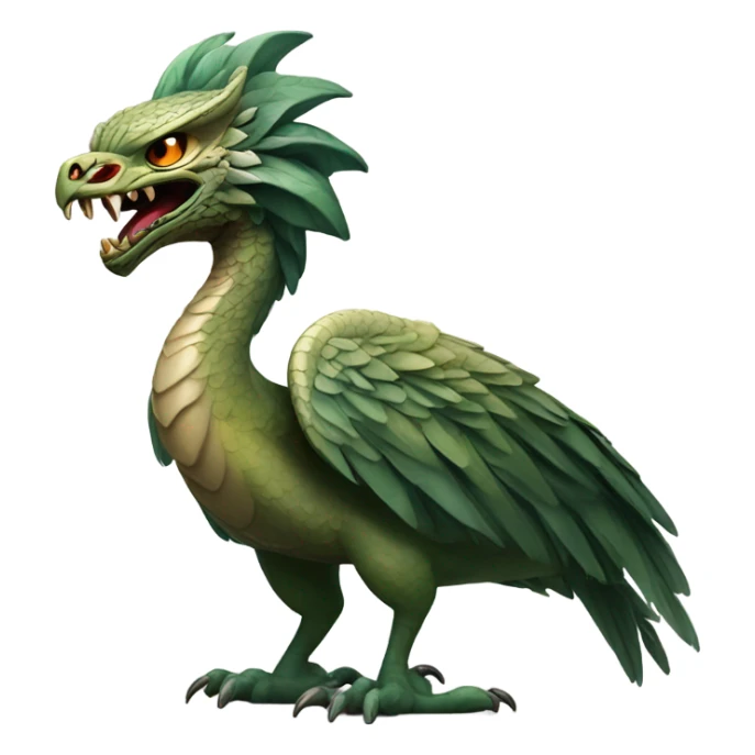 garuda snake demon who resembles nole musk sticker