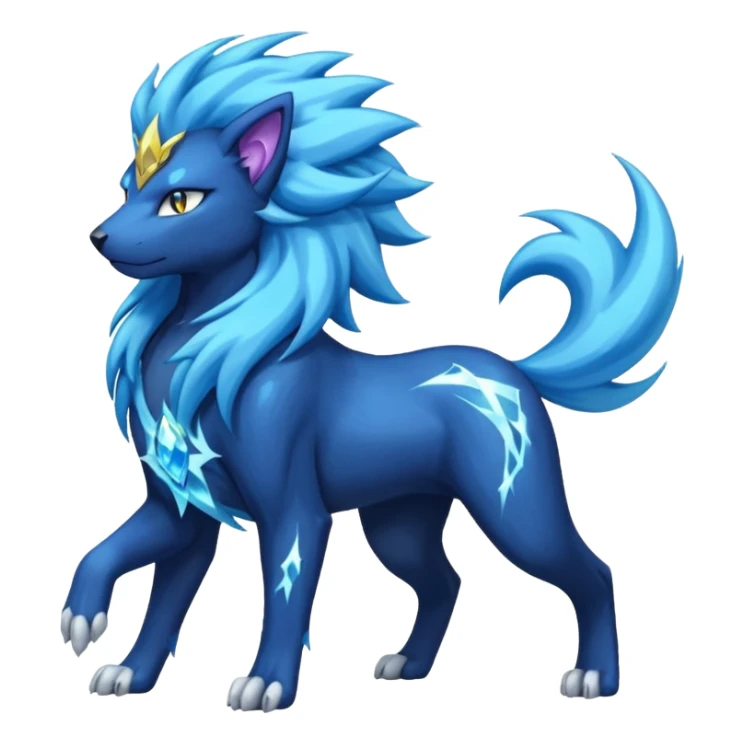 Luxray-Suicune-Manectric-fusion sticker