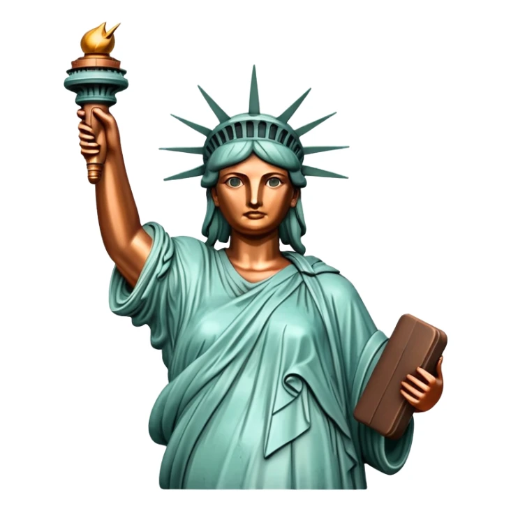 Statue of liberty sticker
