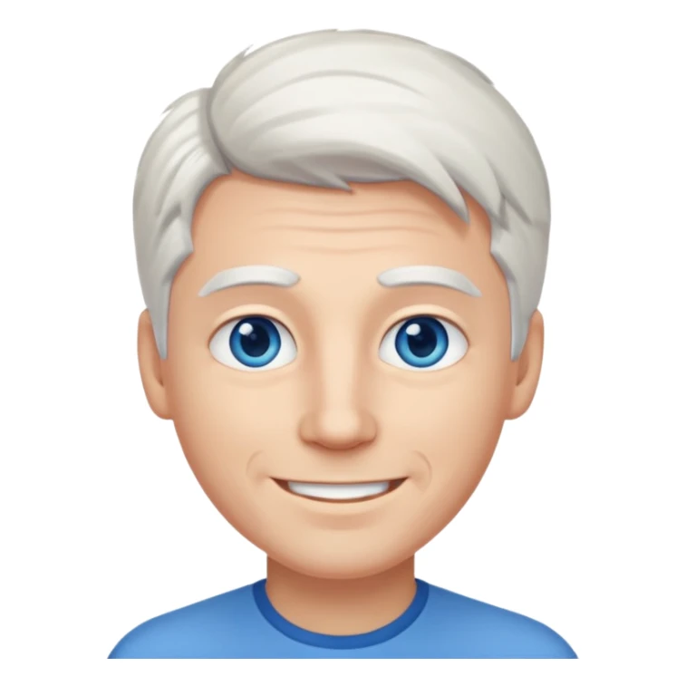 White-haired guy that looks and has beautiful blue eyes  sticker