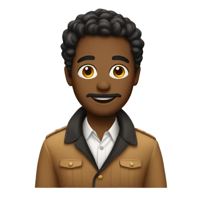 a emoji dressed in a col outfit sticker