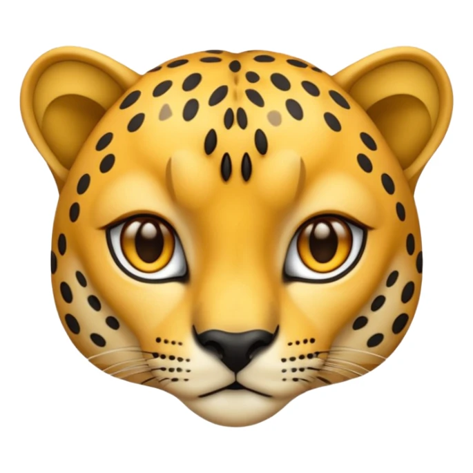 Emoji de un chita sticker