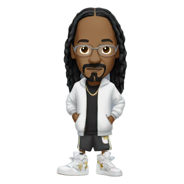 Snoop dogg wearing Jordans ￼ sticker