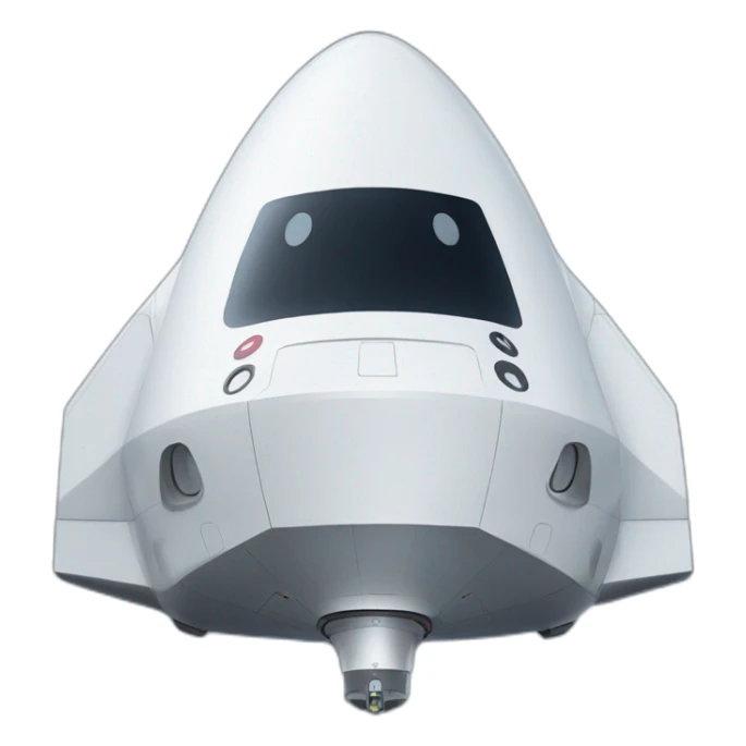 the starship of spacex sticker