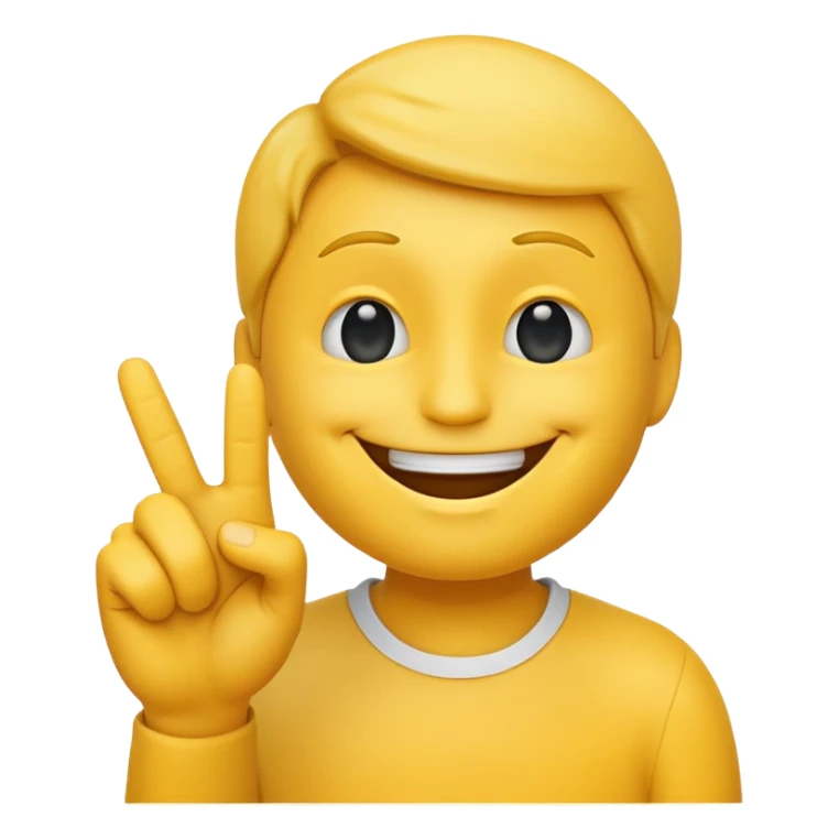Shy and flirty male smiley emoji with two index fingers pointing towards eachother  sticker