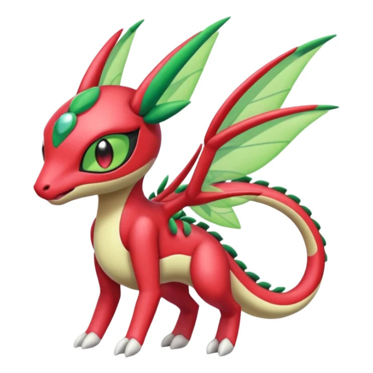 Meloetta-Flygon-Vibrava-Genesect-Gatomon-Pteromon-hybrid sticker
